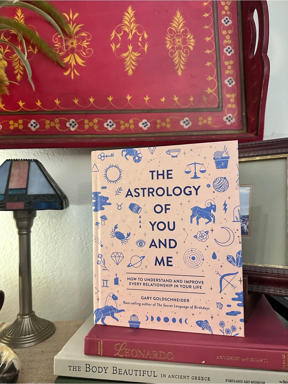 The Astrology of You and Me by - Blush Pink & Blue Hardcover